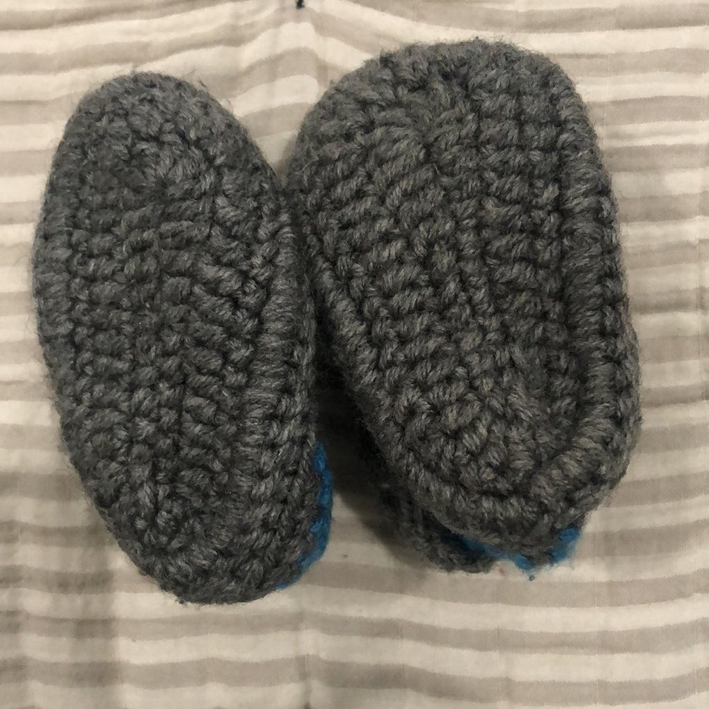 Crochet baby booties