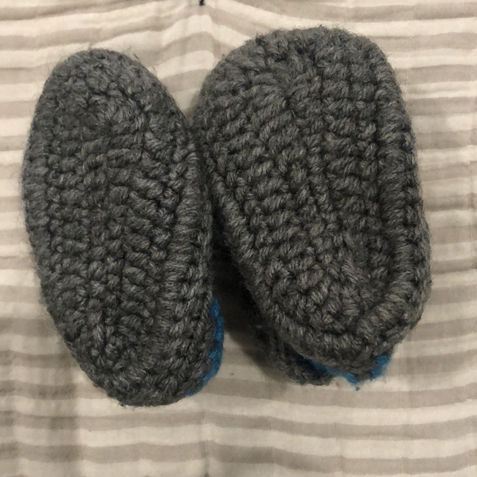 Crochet baby booties