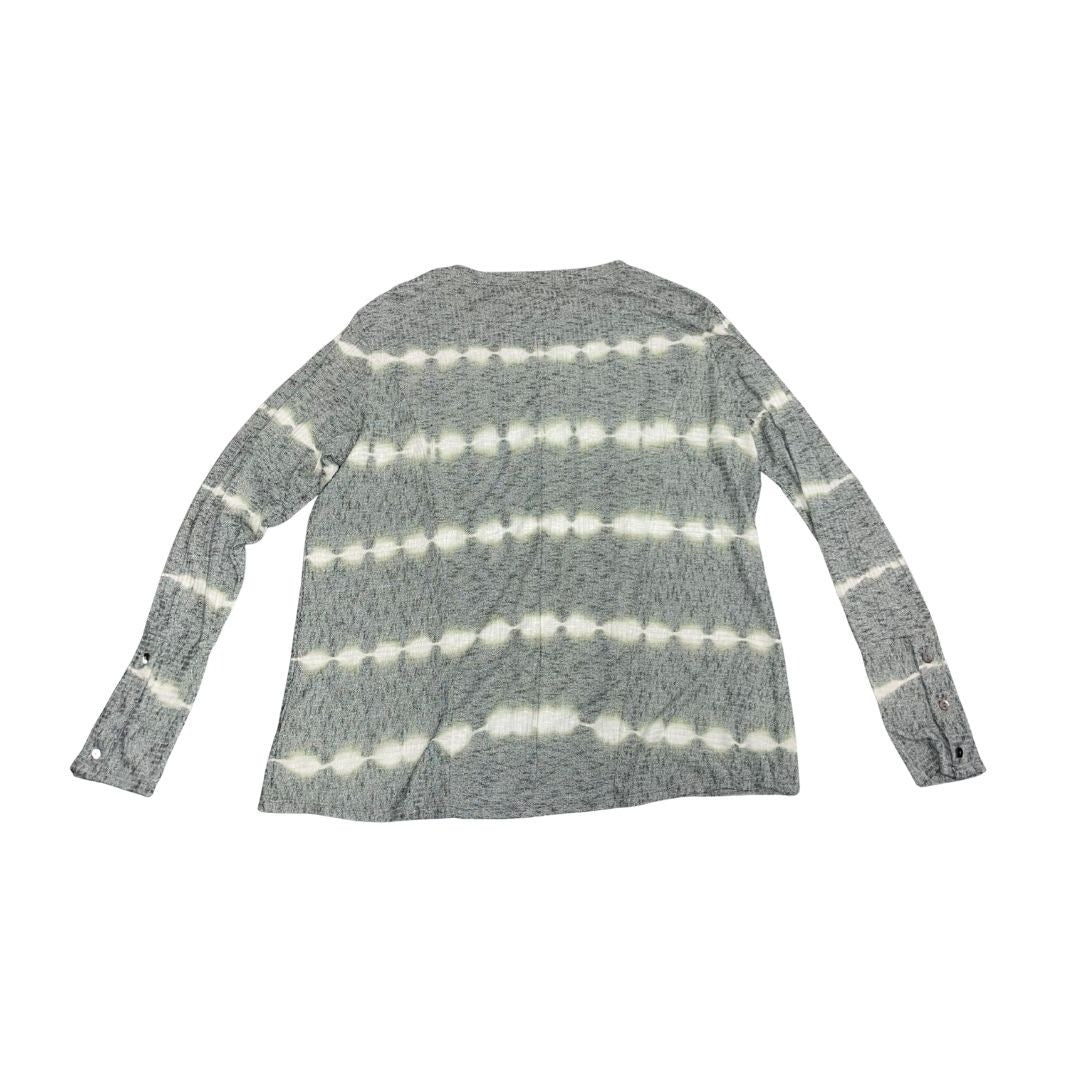 Know Rose Tie Dye Crewneck Sweater Top Green Size XXL Casual loungewear