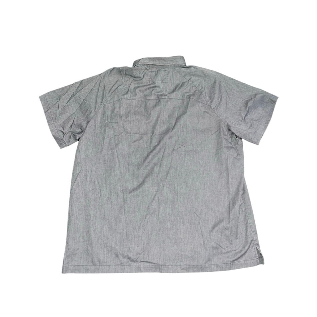 Icon The Scofflaw Mechanic Graphic Mens Short Sleeve Work shirt Gray Size 2XL