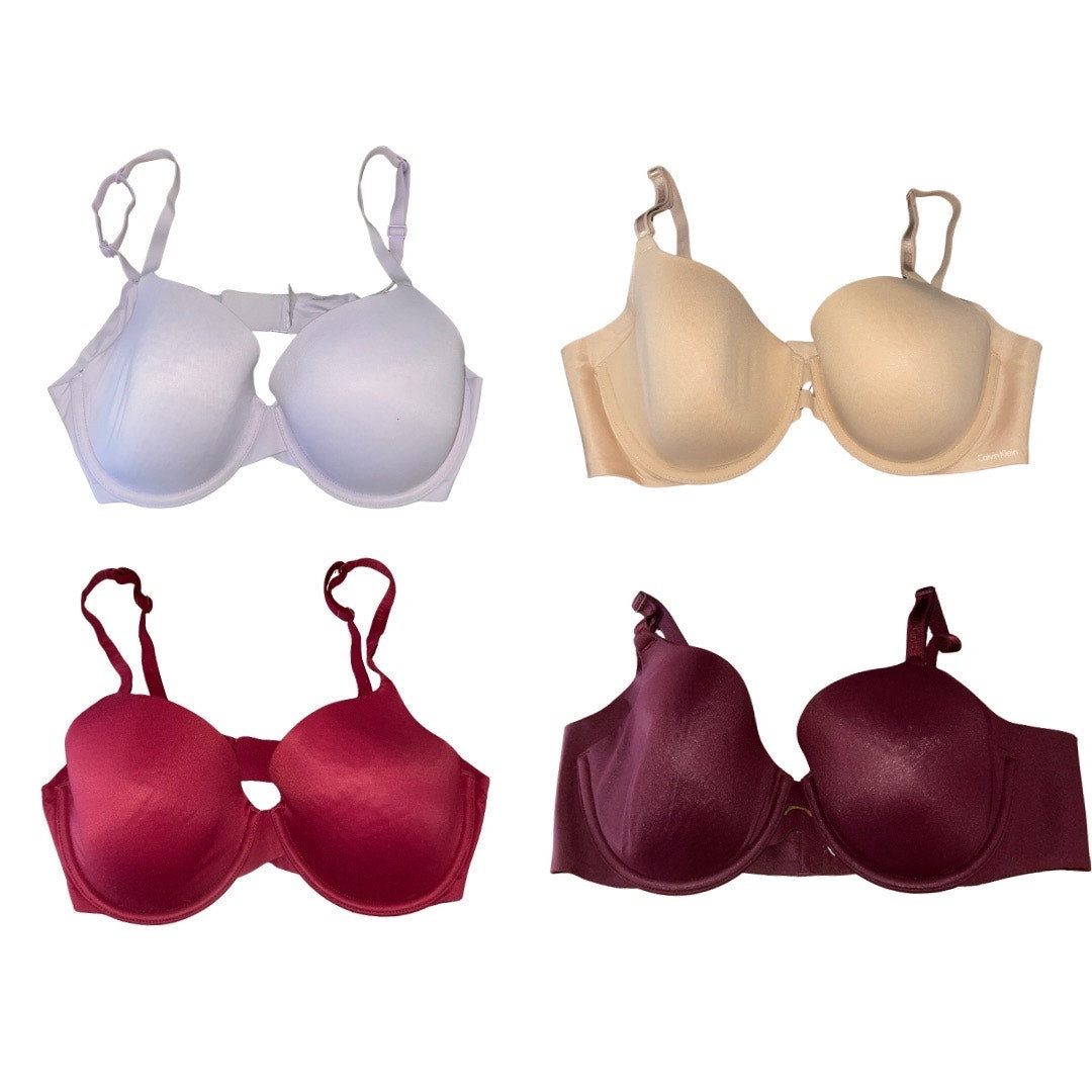 Bundle Women Calvin Klein Bras Intimates Underwire Size 36C Adjustable