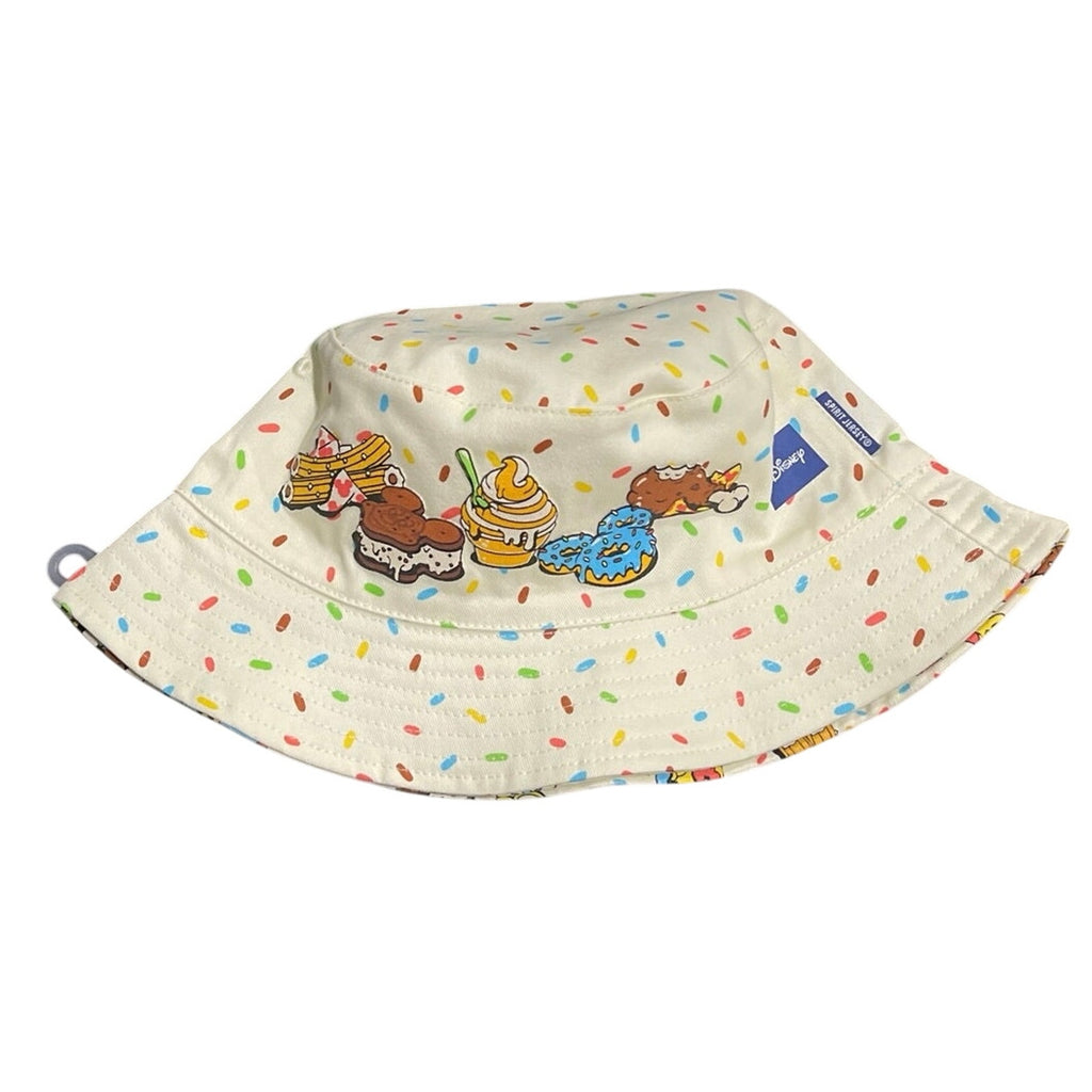 Disney Eats Reversible Bucket Hat By Spirit Jersey NWT Embroidered Mickey Mouse