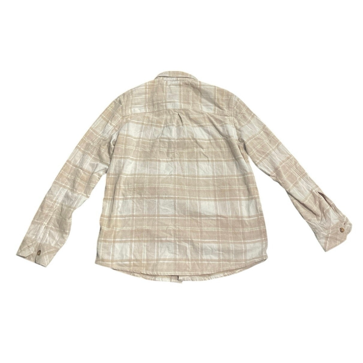 Buffalo David Bitton Corduroy Long Sleeve Plaid Blanket Flannel Shirt M Outdoor