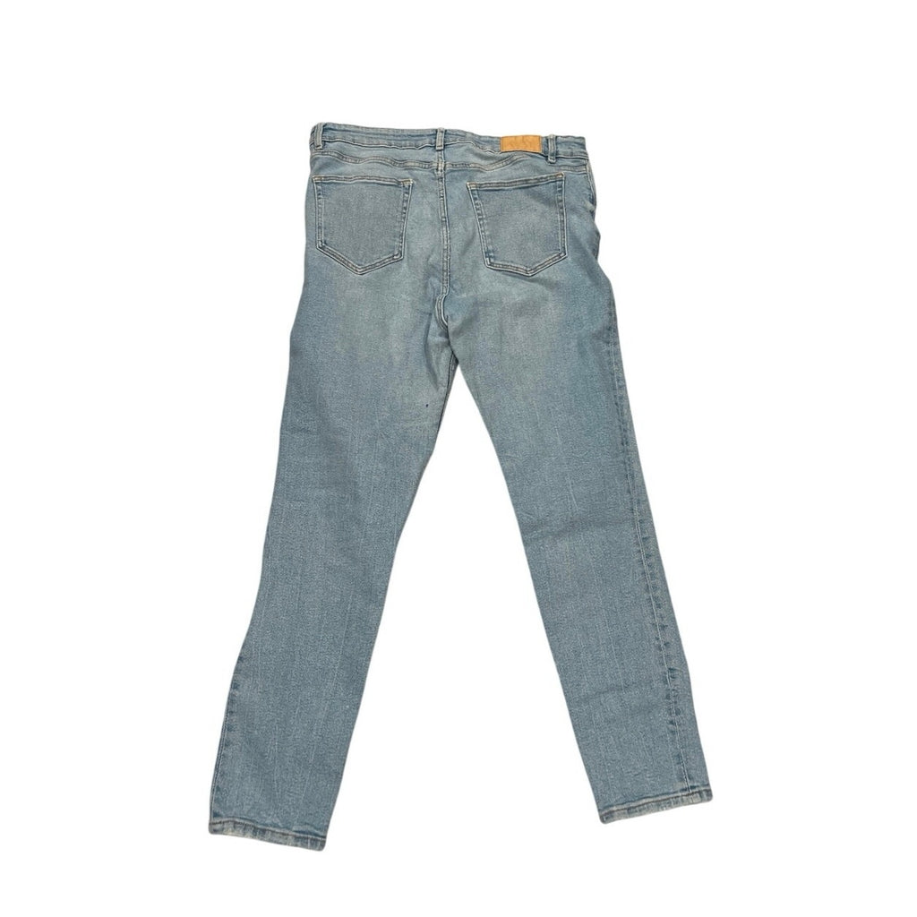 Zara Light Wash Skinny High Waisted Denim Jeans SZ 14 Casual Streetwear