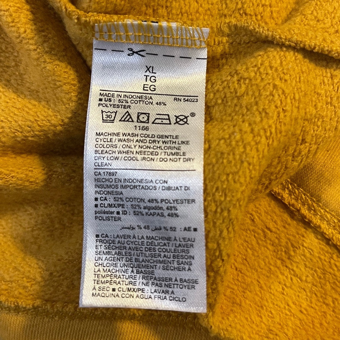Old Navy Yellow Mustard Crewneck Sweater Size XL Athletic Loungewear Activewear