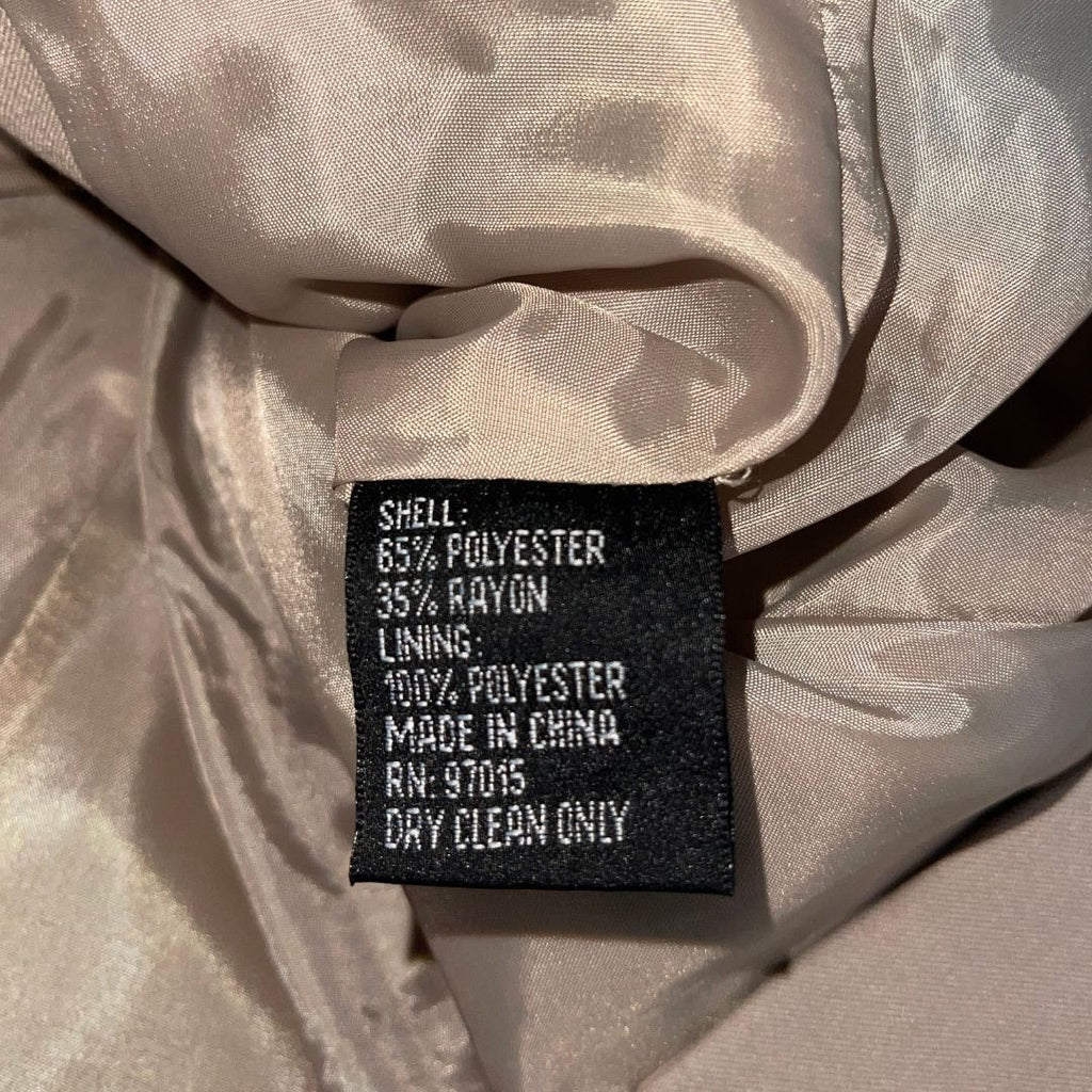 Signature By Larry Levine Blazer Skirt Suit Size 4P Career Office Professional