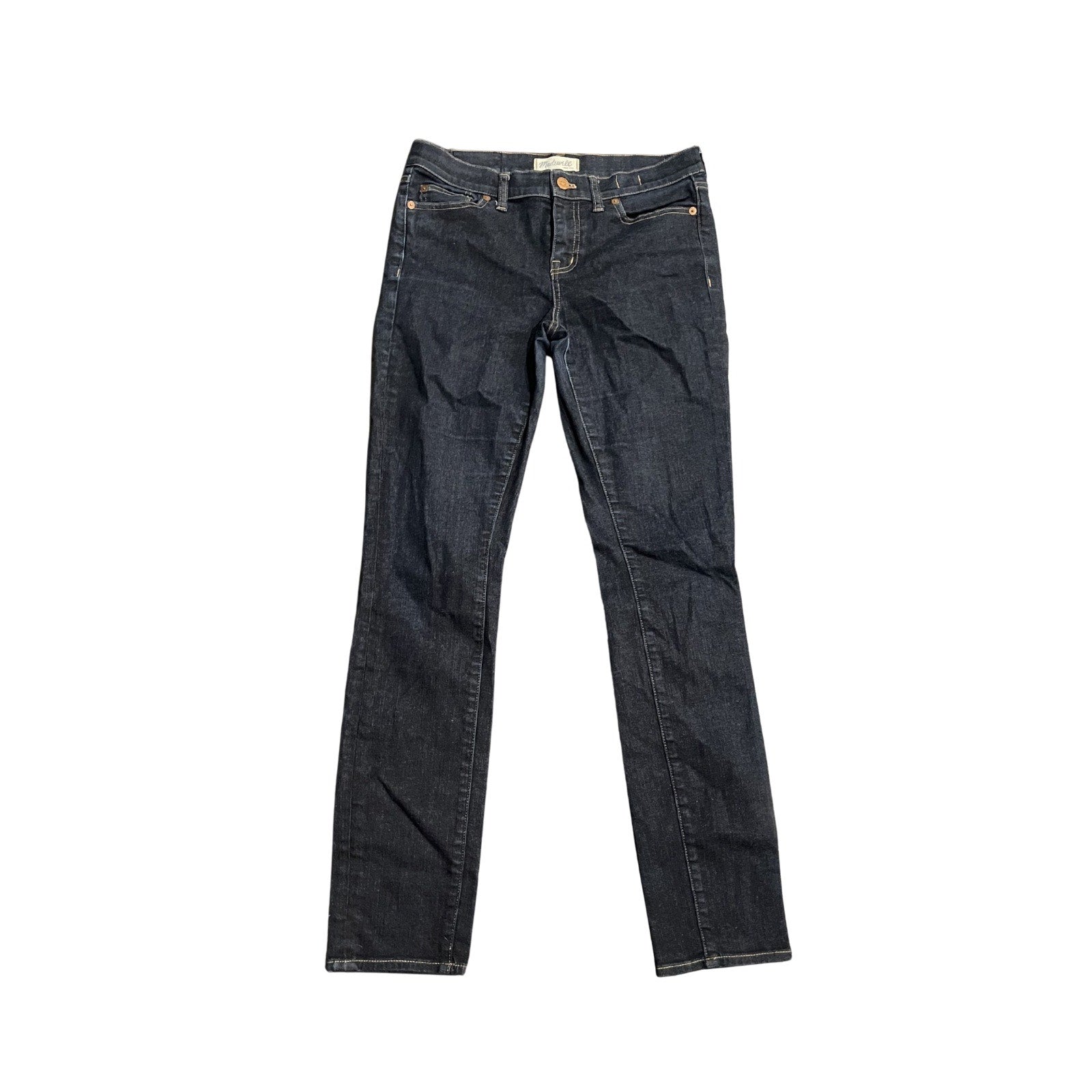 Madewell Alley Straight Jeans Pants Size 29 Mid Rise Slim Casual Streetwear Chic