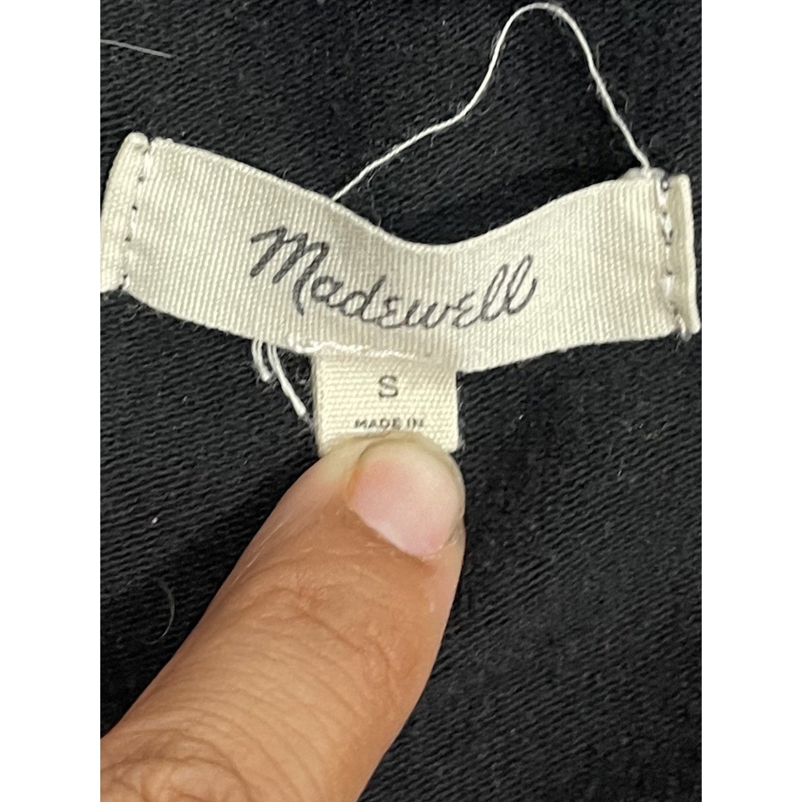Madewell V-Neck Full Coverage Bodysuit Small Soft Stretchy Fitted Casual Chic