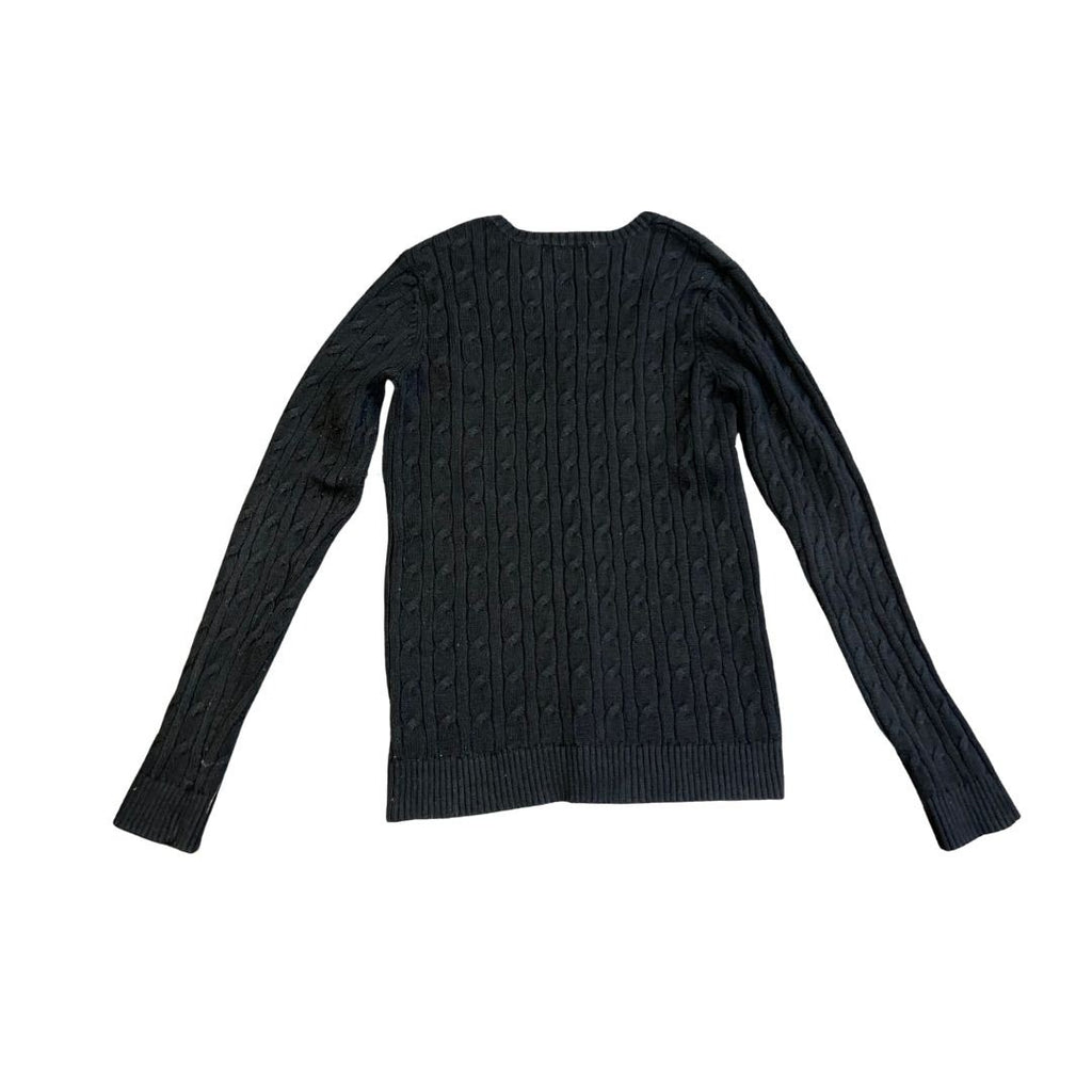 Charter Club Cable Knit Pullover Sweater Size Small Fall Winter Cotton Preppy