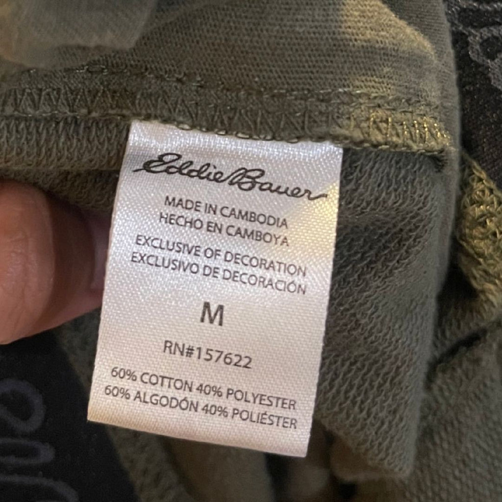 Eddie Bauer Sleepwear Loungewear Drawstring SweatShorts Medium  Pockets Elastic
