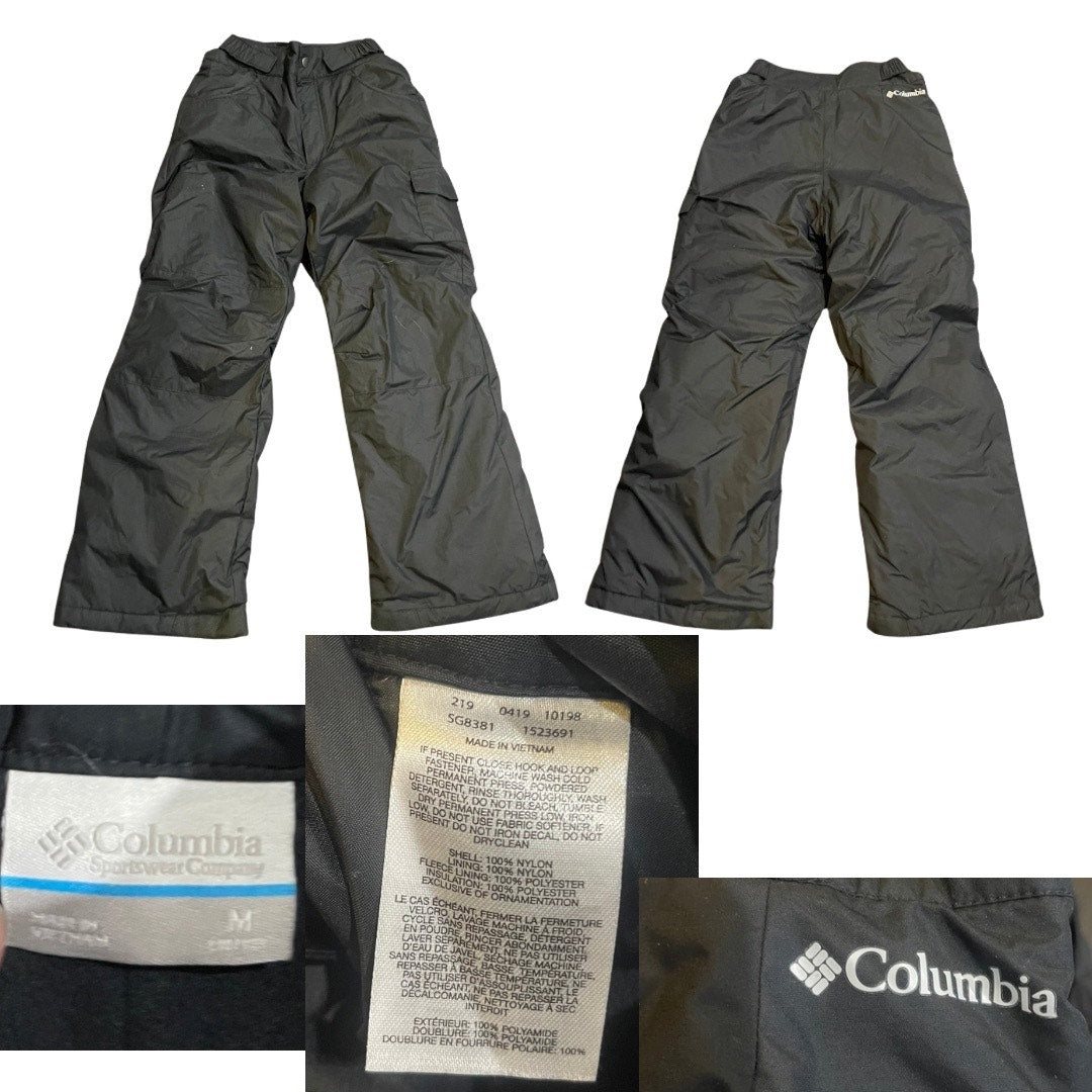 Columbia Sportswear Insulated Cargo Ski Snowboard Pants Youth SZ M 8-10 Kidscore