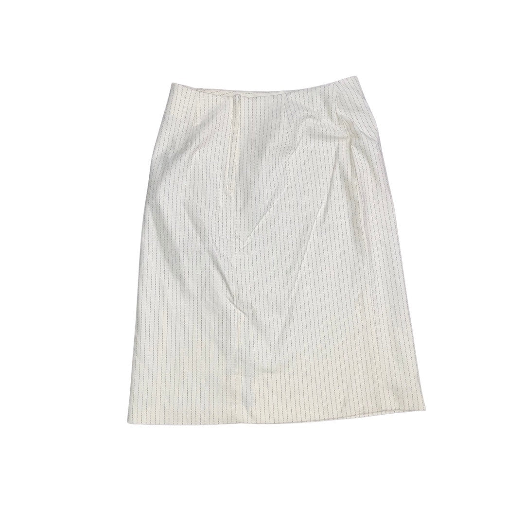 Dressbarn Pinstripe 2 Piece Skirt Suit Blazer Size 6 Career Office Professional 90s