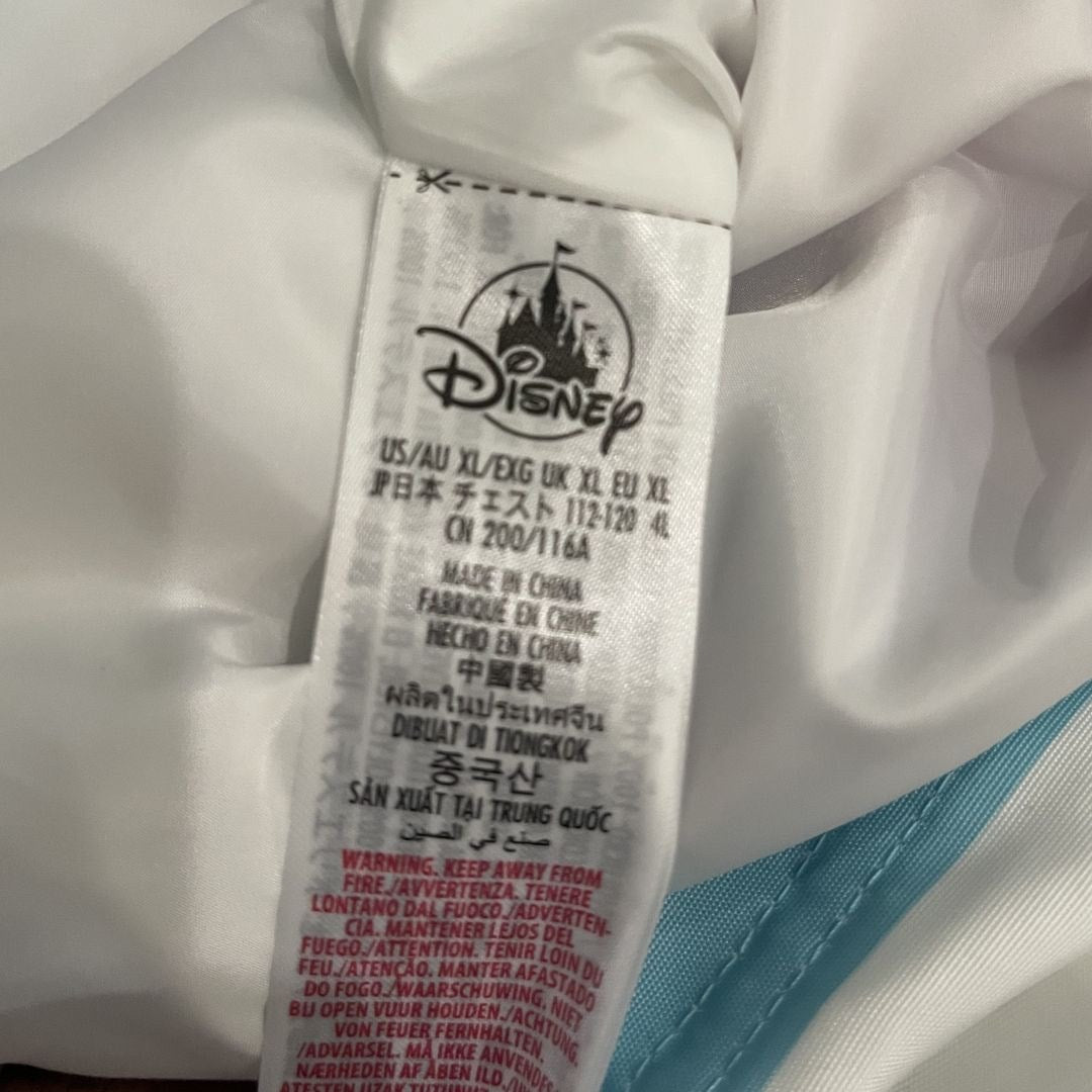 Disney Pride Collection Mickey Mouse 3/4 Zip Pullover Jacket XL NWT Windbreaker