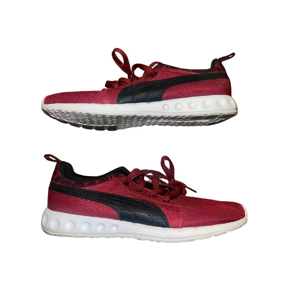 Puma Carson Burgundy Red Sneakers Shoes Size 9 Tennis Sports Athletic Running