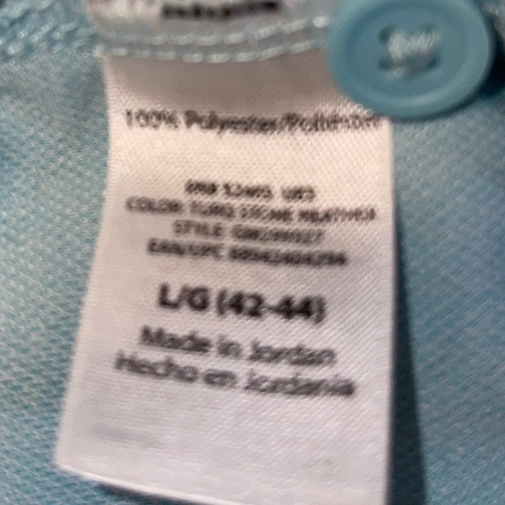 George Lot of 2 Polo Shirts Burgundy and Blue SZ Large Golf Preppy Casual Sporty