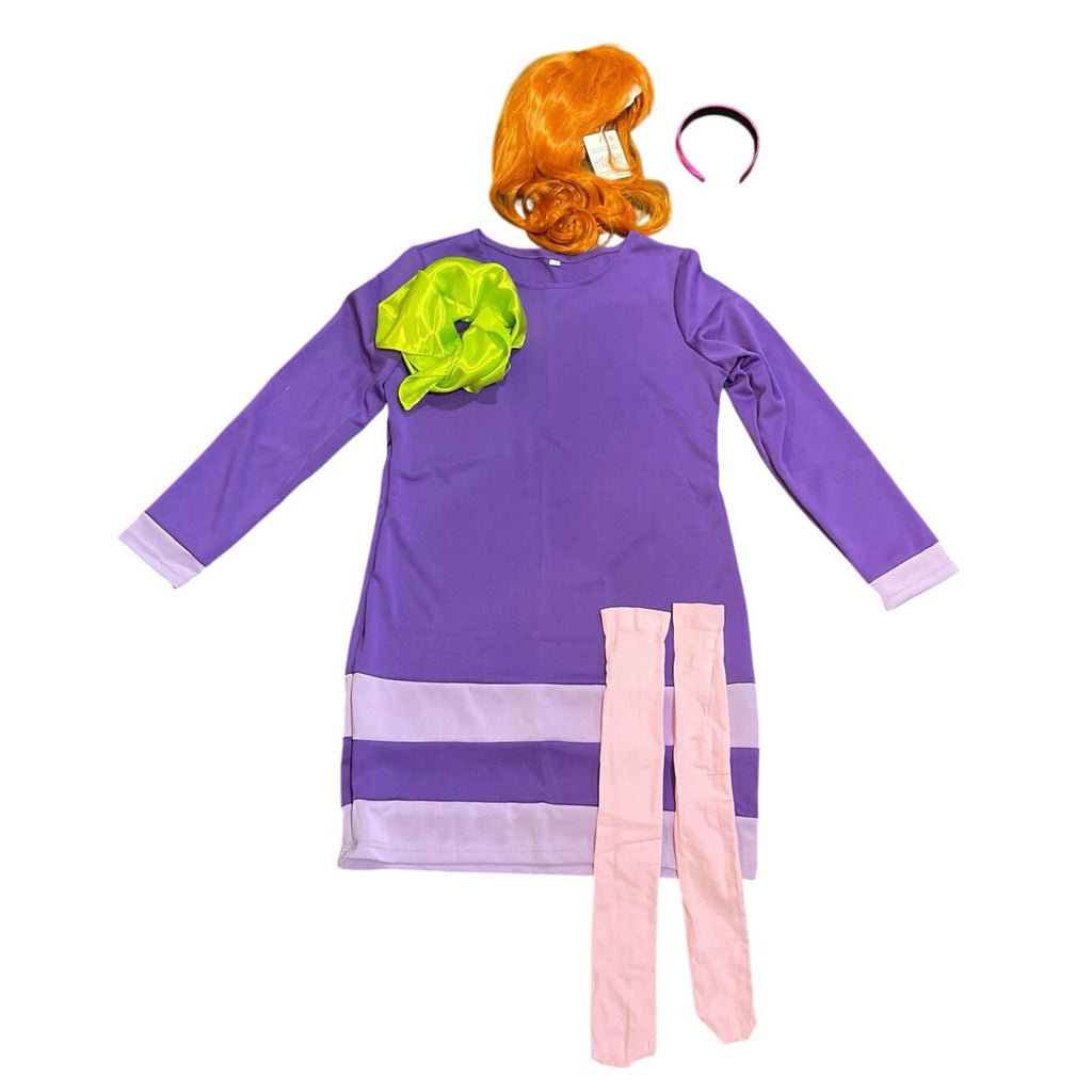 Daphne Halloween Costume Scooby Doo Adult SZ XXL Cartoon Cosplay