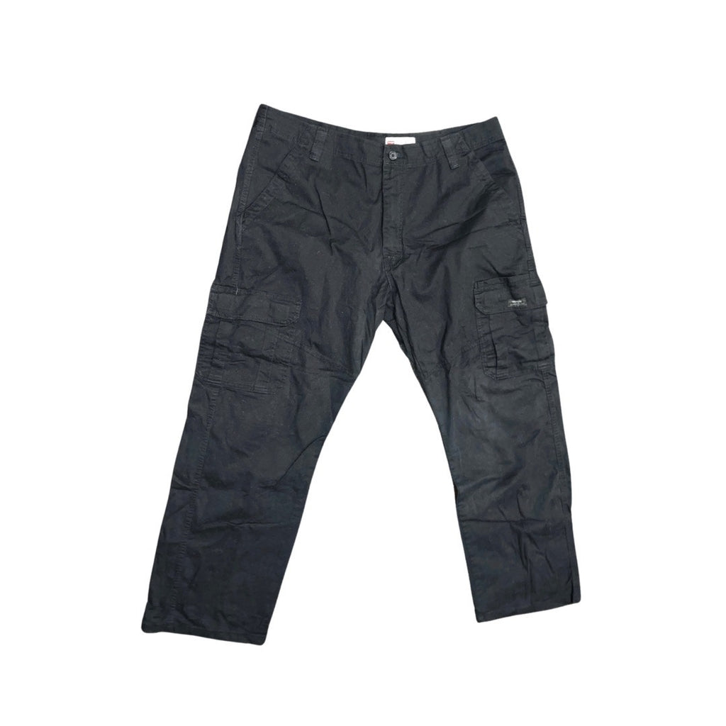 Men's Wrangler Relaxed Fit Cargo Black Pants