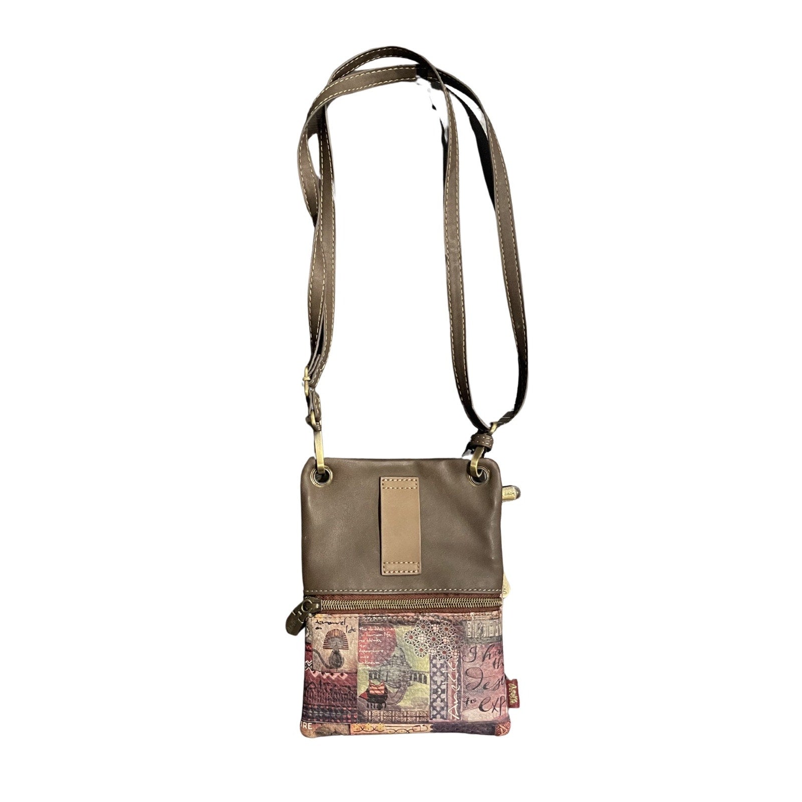 Anekle Mini Crossbody Bag "The World is too big to Leave" Unexplored Belt Bag
