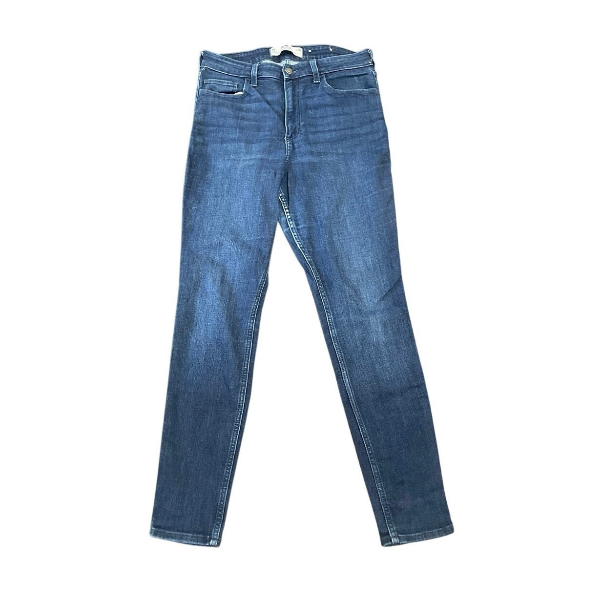 Hollister Curvy High Rise Super Skinny Denim Jean Stretch Pants SZ 30 Streetwear