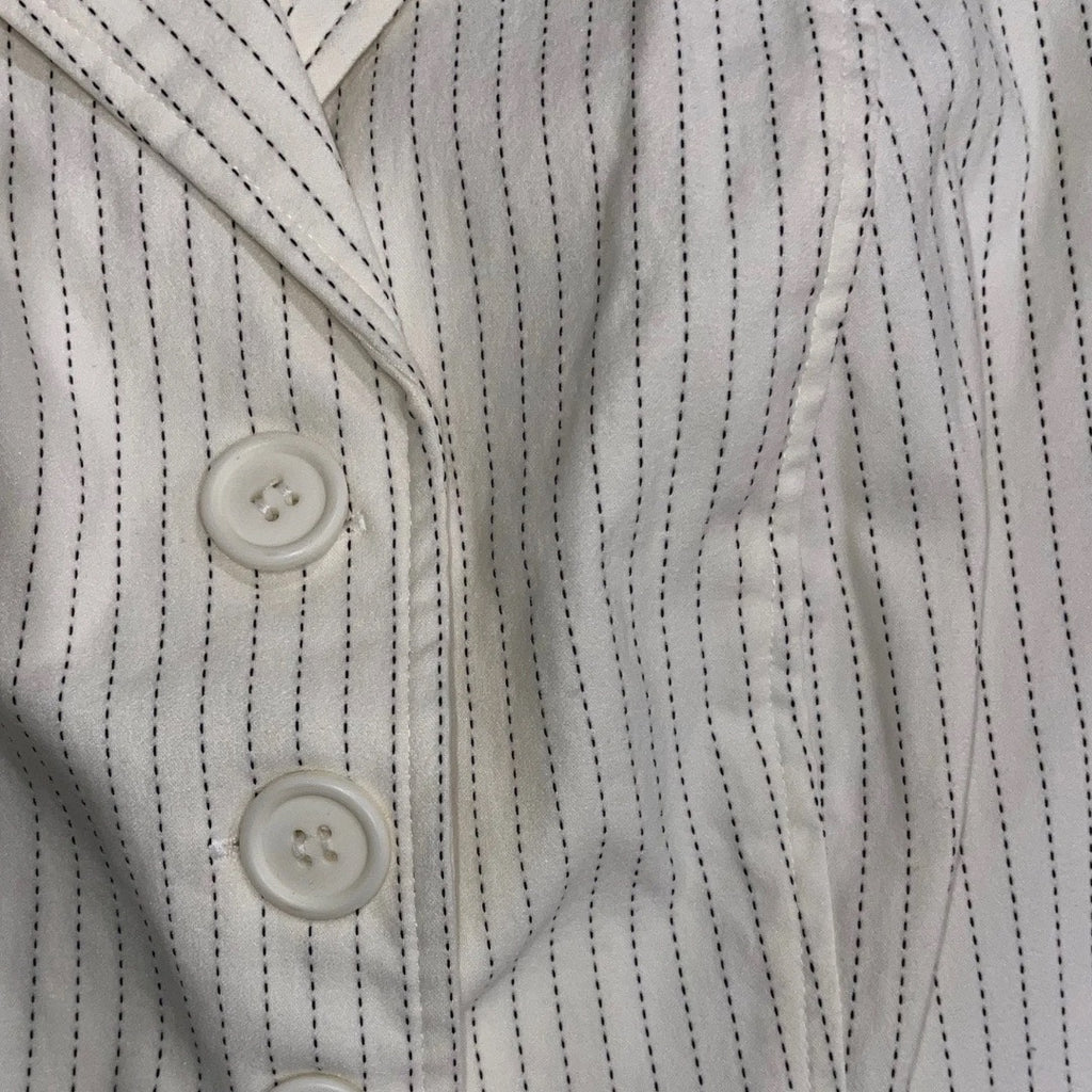 Dressbarn Pinstripe 2 Piece Skirt Suit Blazer Size 6 Career Office Professional 90s