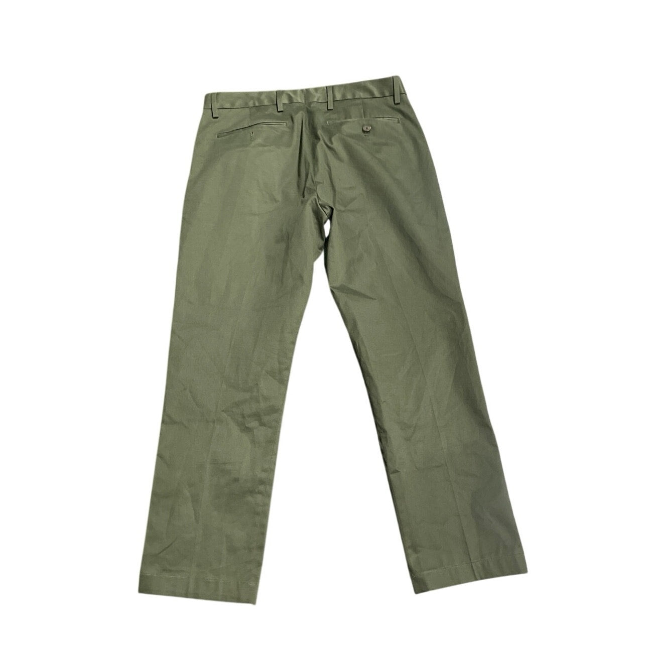 Buttoned Down Slim Straight Flat Front Olive Green Chinos SZ 31x30 Casual Office