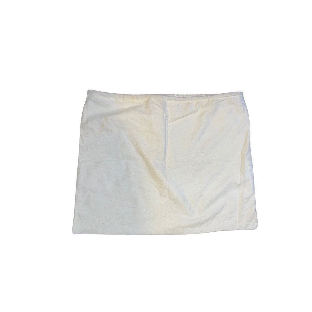 Cole Haan Ivory Drawstring Designer Dust Bag Cover Felt Bag Handbag