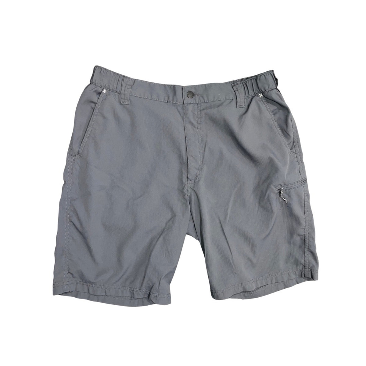 Wrangler Gray Cargo Chino Shorts Size 38 Lightweight Casual Streetwear Utility