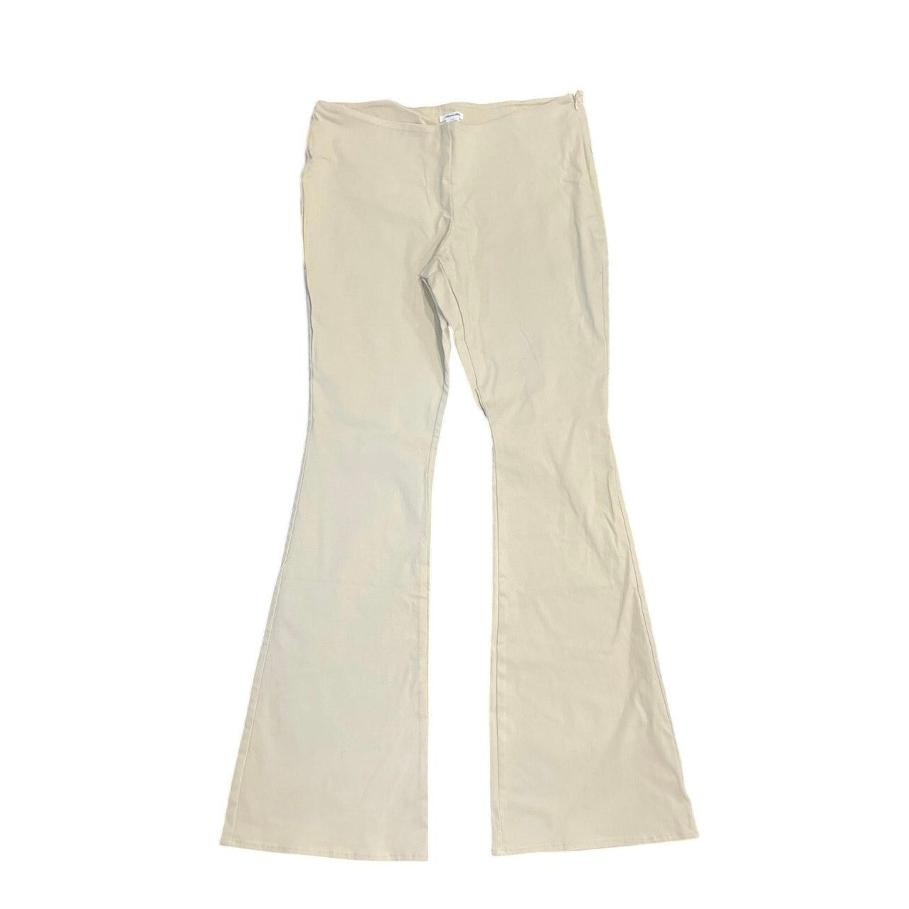 Kimchi Blue Stretch Pull On Low Rise Flare Leg Pants Size Large Y2K Retro Chic