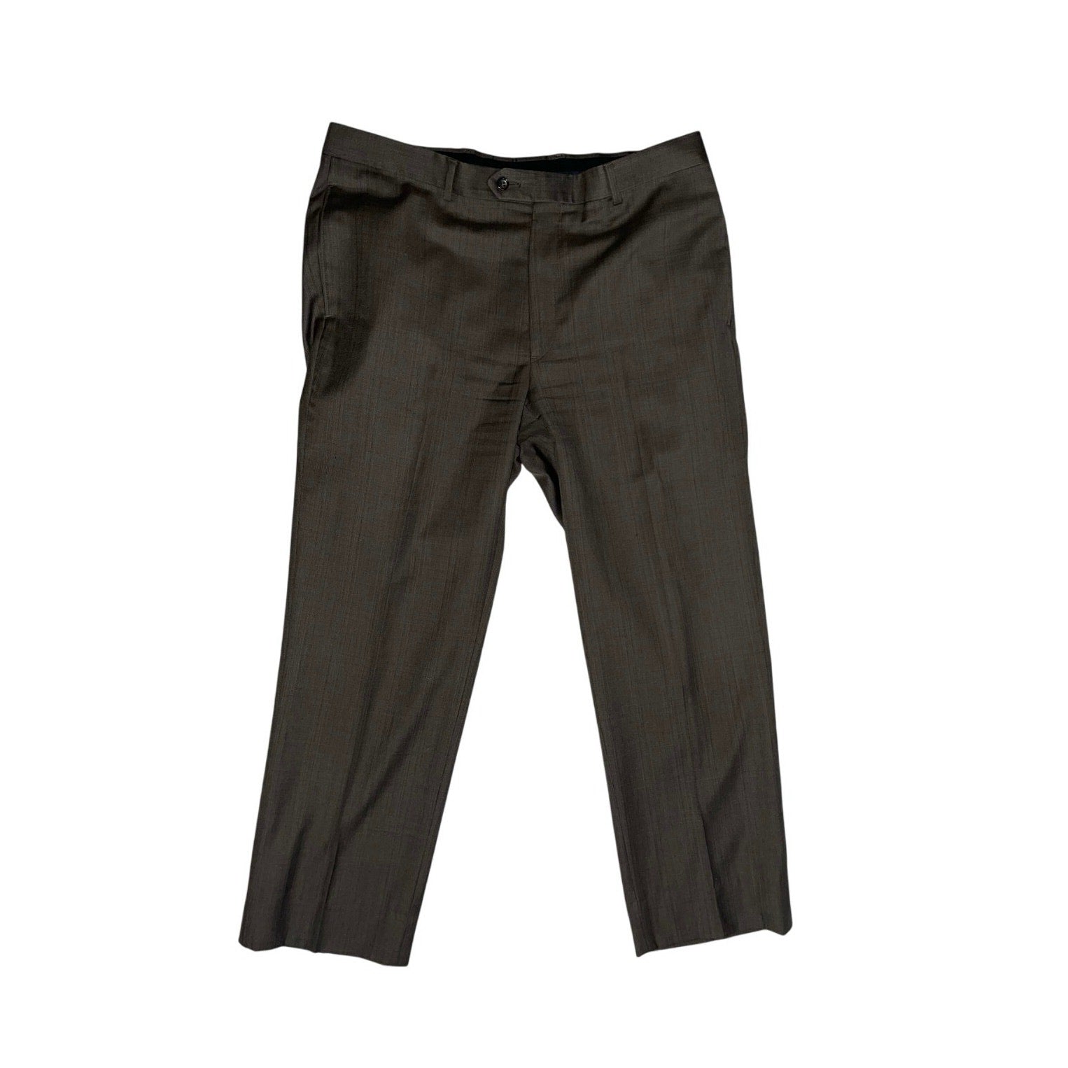 Pronto Uomo Platinum Dress Pants Black 100% Wool