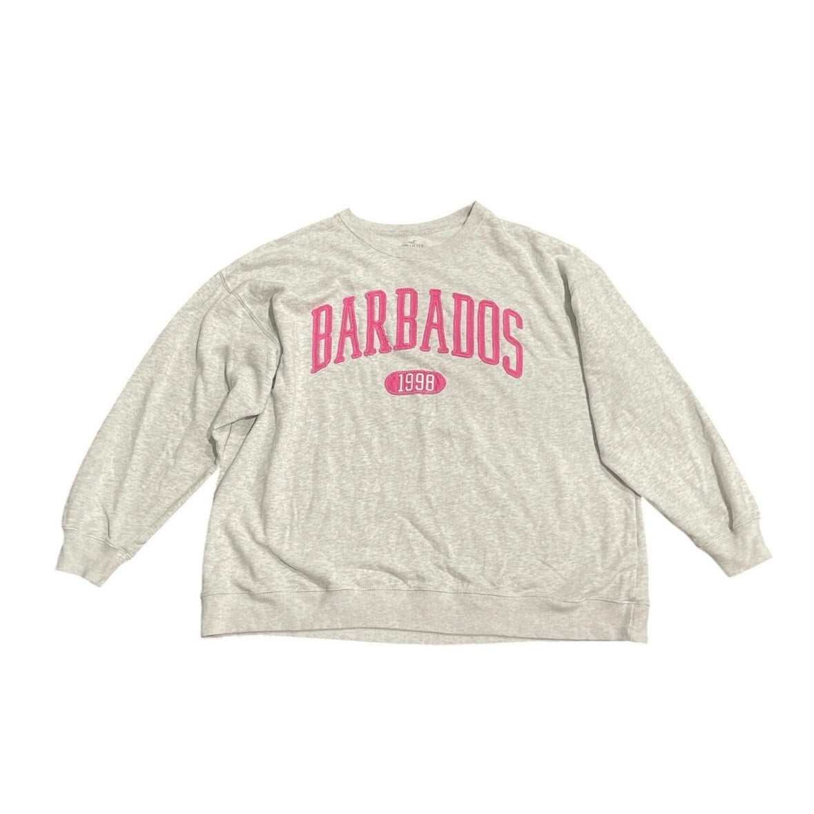 Hollister Crewneck Pullover Barbados 1998 Graphic Oversize Sweatshirt SZ XL