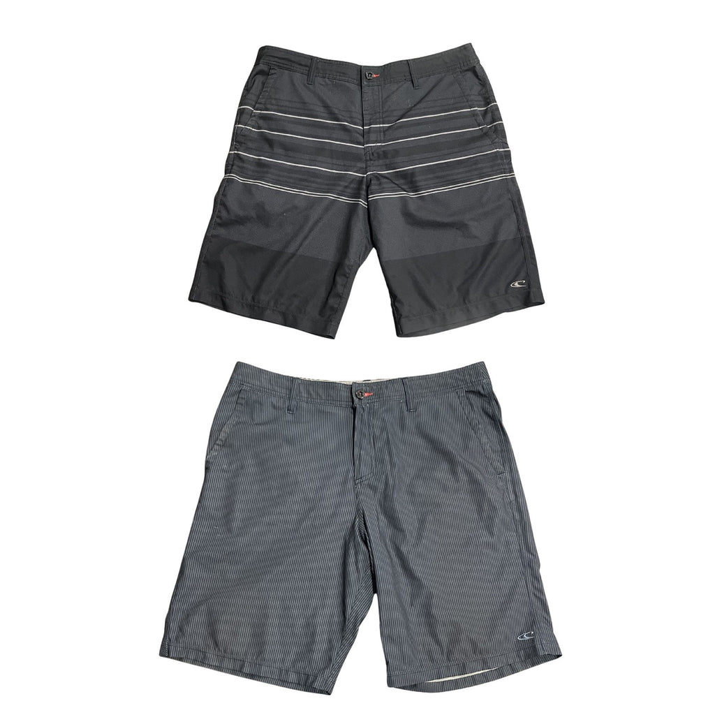 O'Neill Lot of Two Hybrid Land & Water Shorts SZ 36 Swim Board Vacation Beach