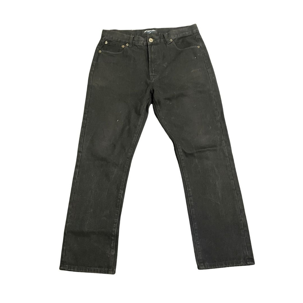 Kno Betta Black Dark Washed Premium Denim Classic Jeans Size 36X32 100% Cotton