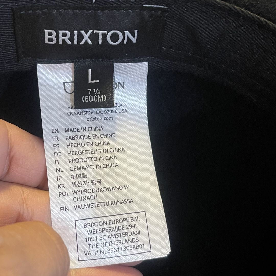 Brixton Dayton Convertabrim Rancher Hat Unisex NWT SZ L 7 1/2 (60CM) Adjustable