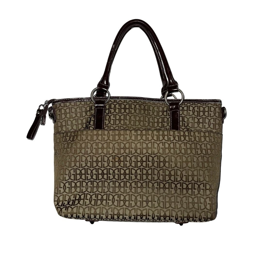 Giani Bernini Monogram Signature Shoulder Bag Y2K Retro Classy Tote