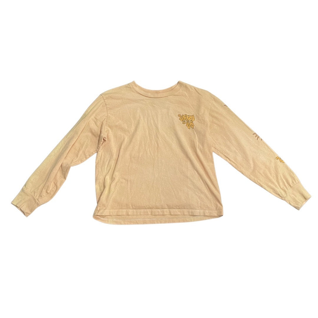 Vans Guy's Skull Full Patch Patch Long Sleeve T-Shirt Size Small Skater