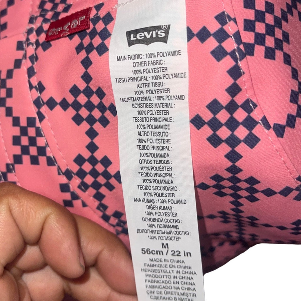 Levi's Reversible Bucket Hat NWT Unisex 90s Y2K Lightweight Packable Size Medium