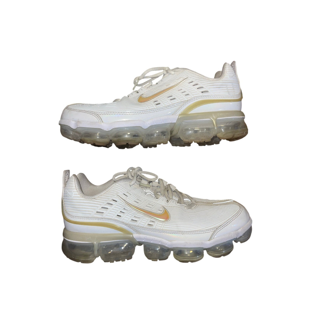Men's Nike Air VaporMax 360 Running Shoes White Metallic Gold Reflector