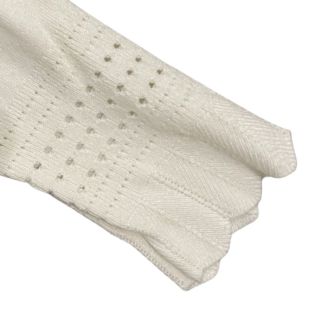 41 Hawthorn Crew Neck Pull Over Cream Sweater Eyelid Hem SZ Medium Casual Preppy