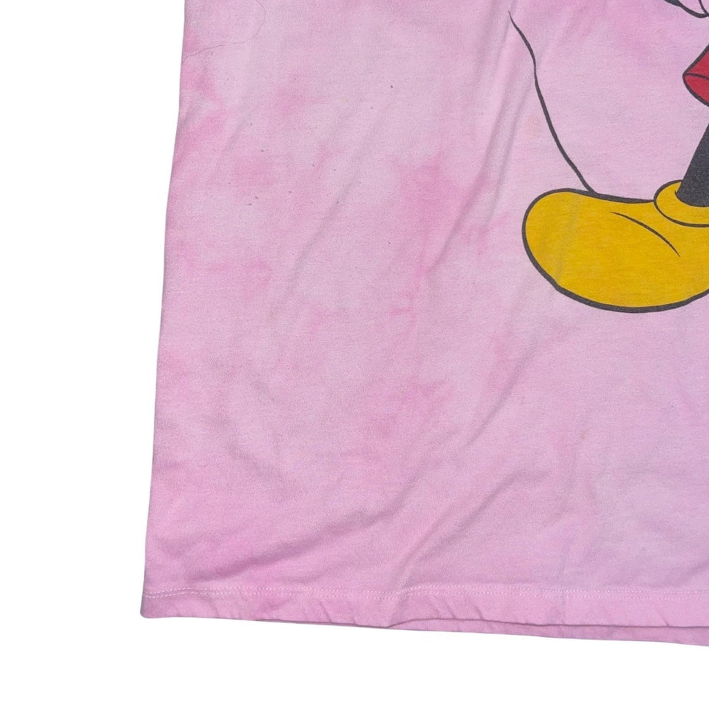 Disney Mickey Mouse Pink Tie Dye Graphic Tee Plus T-Shirt Size 3XL Disneyland