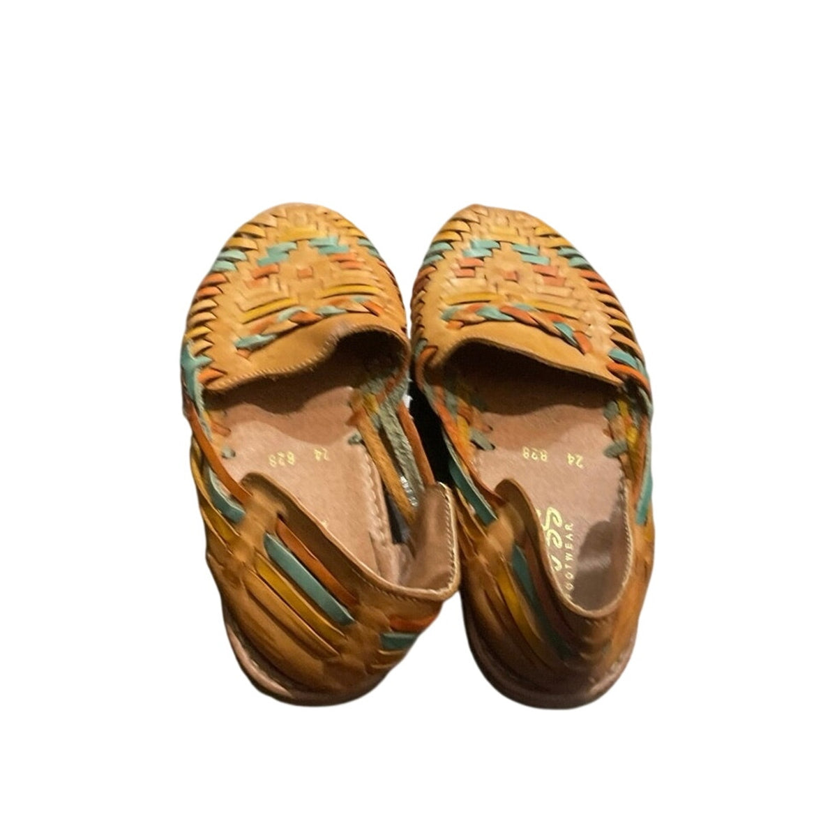 Gloss Footwear Made in Mexico Huaraches Leather Sandals SZ 7 Handcrafted Artisan