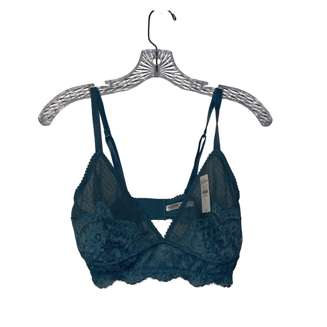 Haven Well Within Exquisite Lace Triangle Bundle Set up 4 Bralette SZ Large NWT