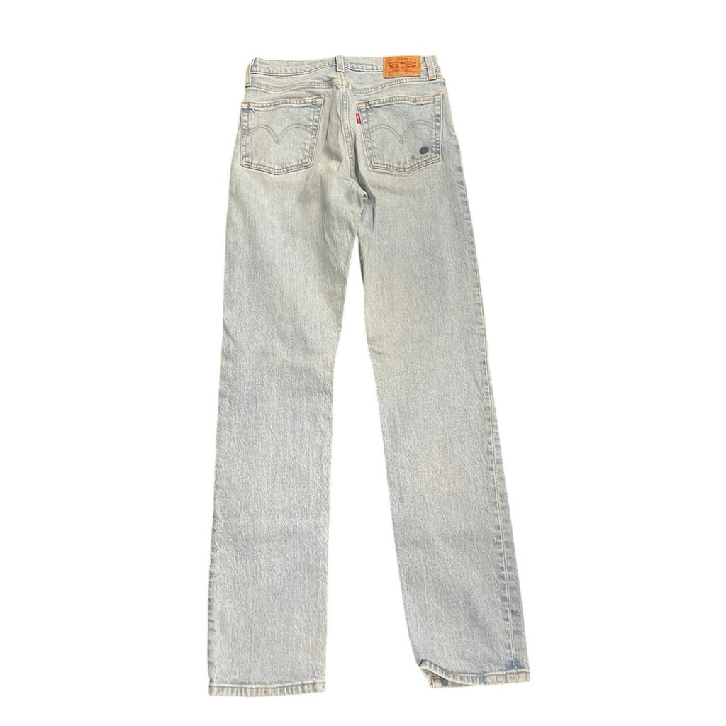 VTG Levi's 501 Button Fly Straight Denim Jeans Size 27X32 Streetwear Classic 90s