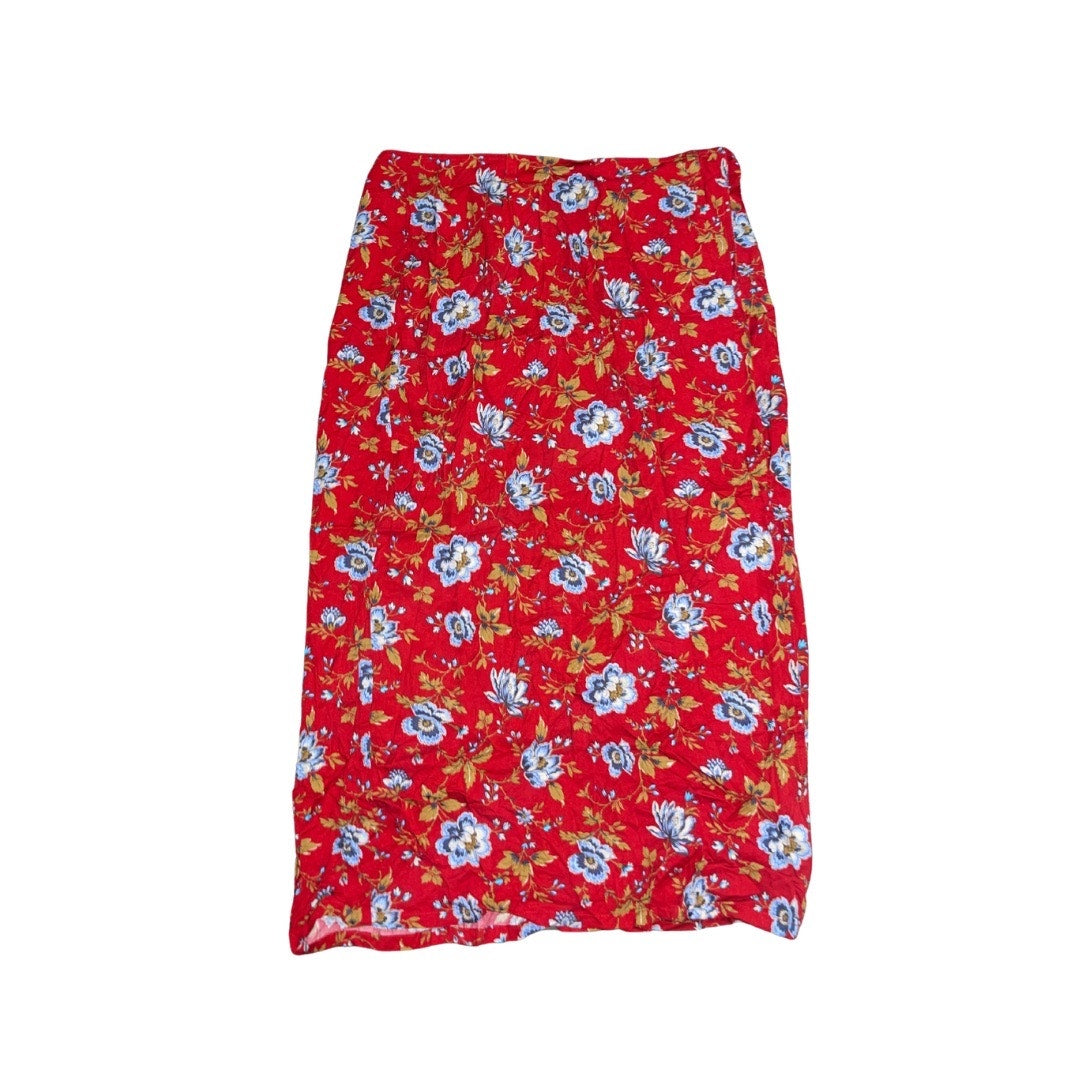 Vintage Crazy Horse Maxi Floral Skirt 90s Y2K Liz Claiborne Size 16 NWT