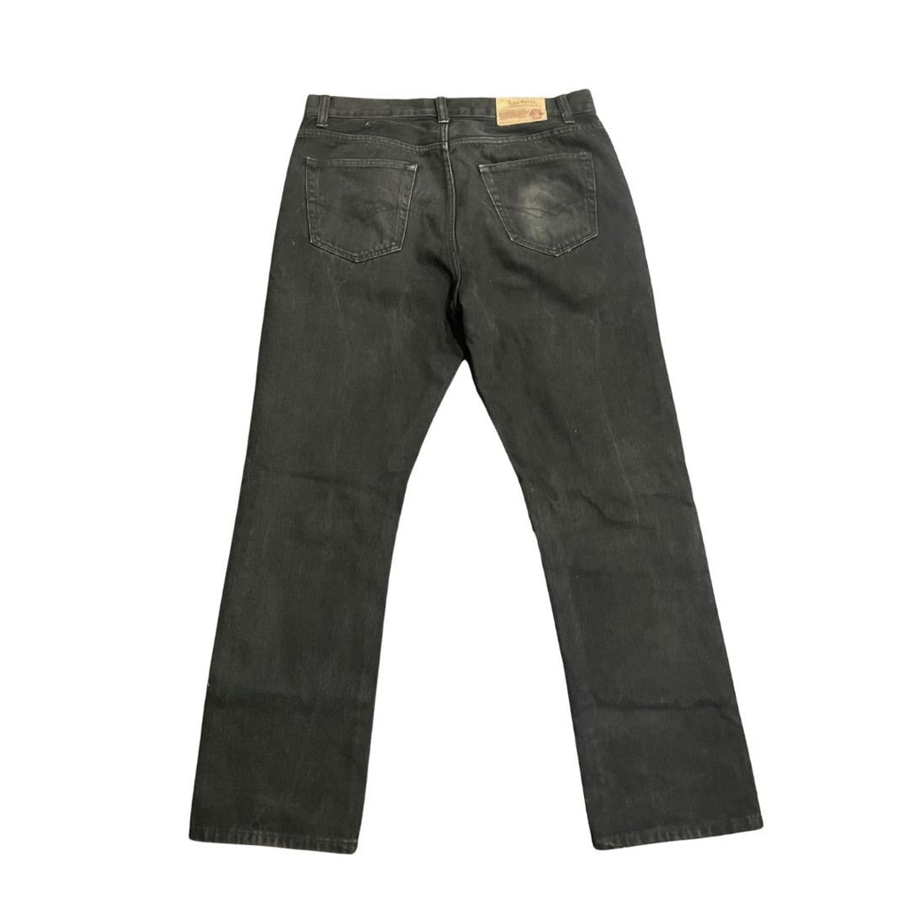 Kno Betta Black Dark Washed Premium Denim Classic Jeans Size 36X32 100% Cotton