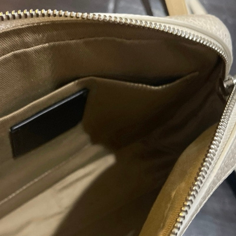 AllSaints Captain Pebble Leather Crossbody Camera Style Bag Sleek Quiet Luxury