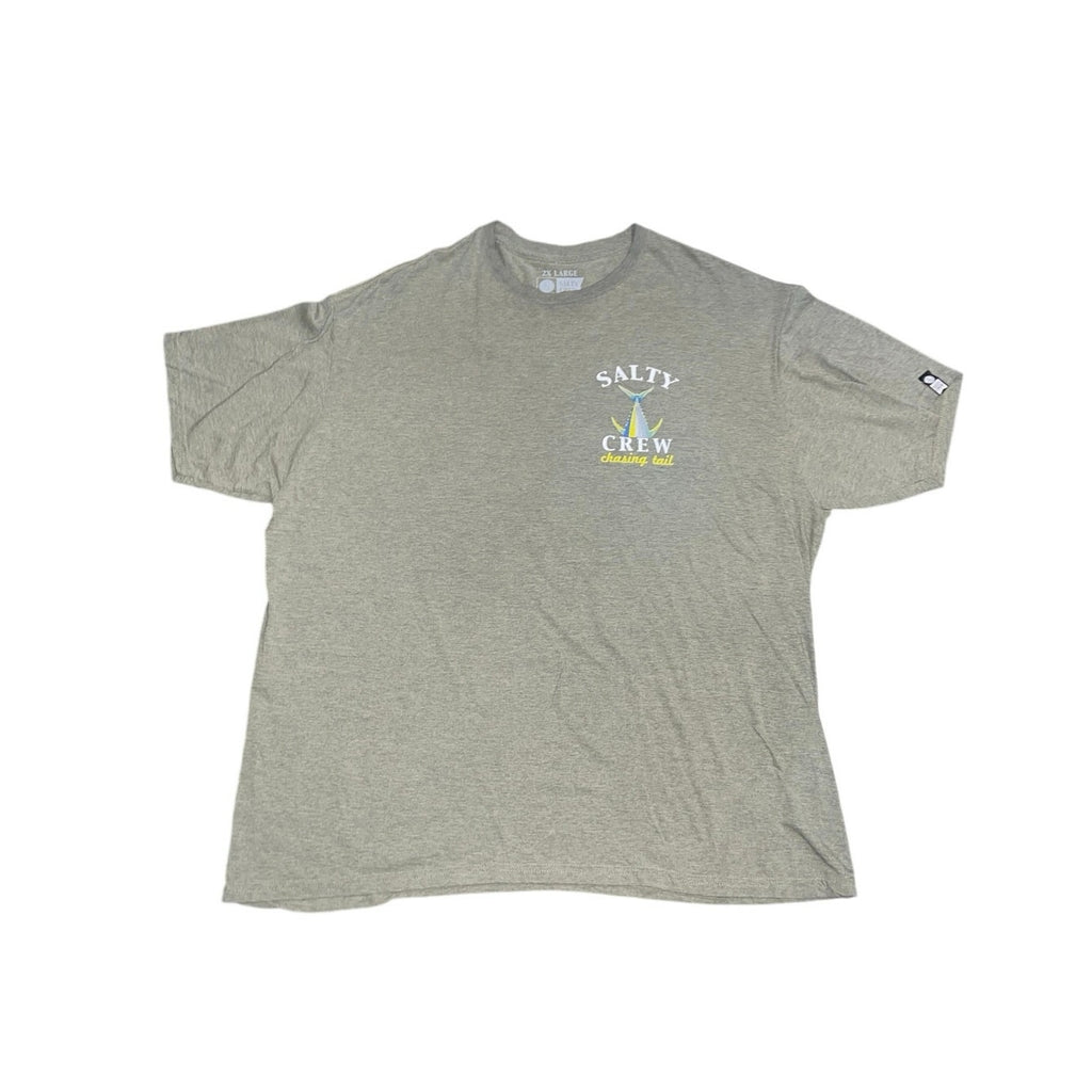 Salty Crew Mens Chasing Tail Heathers Shirt Size 2XL Fishing Boating
