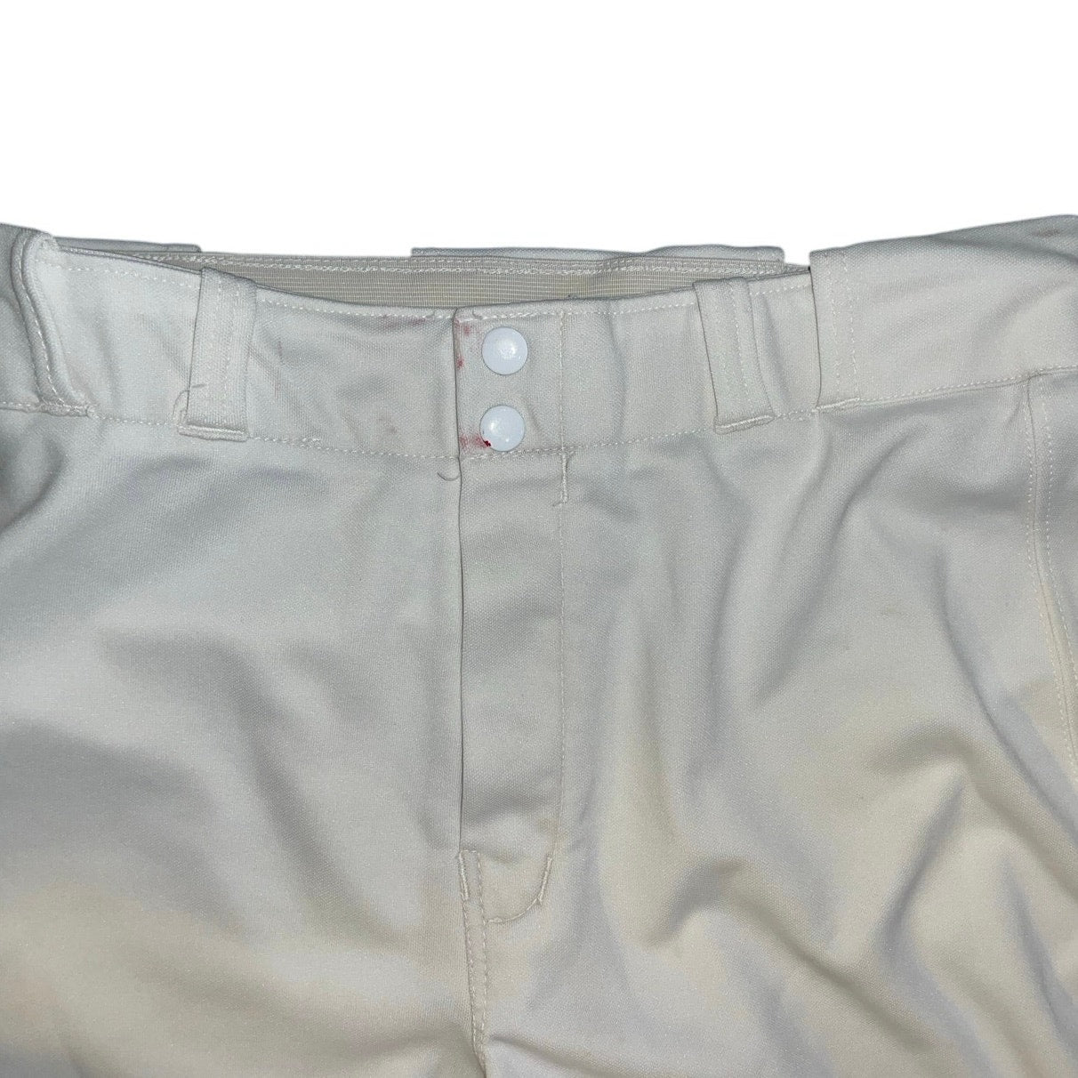 Champion Sports Adult Elastic Bottom Baseball Pants White Size Medium