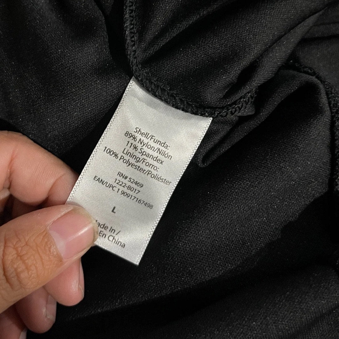 Sofia Jeans By Sofia Vergara Lace Bodysuit Blouson Sleeves SZ Large Whimsy Goth