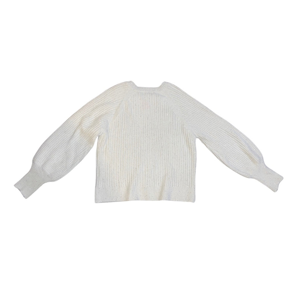 Liz Claiborne Pullover Crew Sequins Knit Sweater wide sleeve size XL