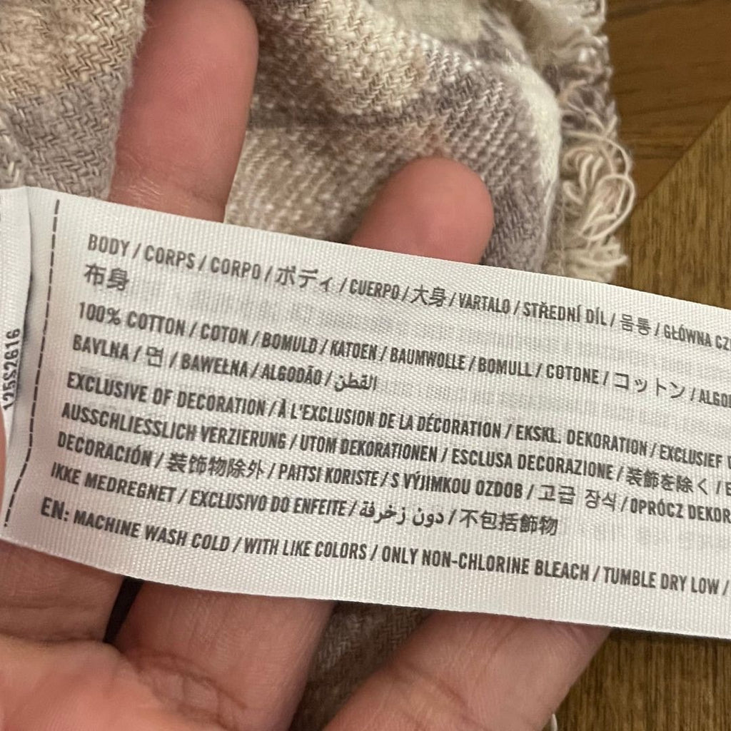 Abercrombie & Fitch Women Soft Collection Cropped Button Long Sleeve Flannel XS